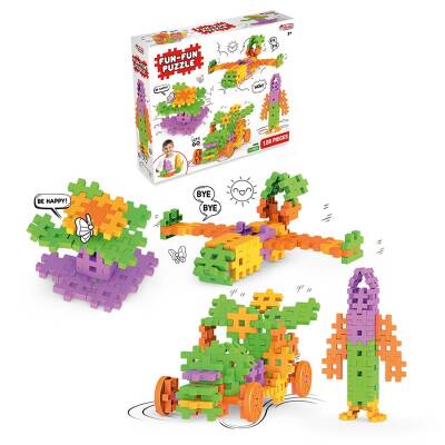 Dede Fun Fun Puzzle 128 Parça - 1