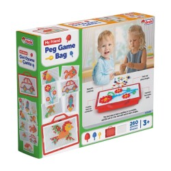 Dede Toys Arkadaşım Çivi Oyunu Çanta 260 Parça - 3