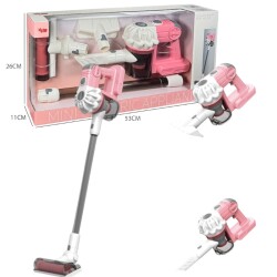 Dikey Elektrik Süpürgesi Pembe (3 in1 ) Ekranlı Kutu - Vardem Oyuncak