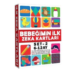 Dıy Toy Bebeğim İlk Zeka Kartları 6-12 Ay Eğitici Kartlar - Dıy Toy