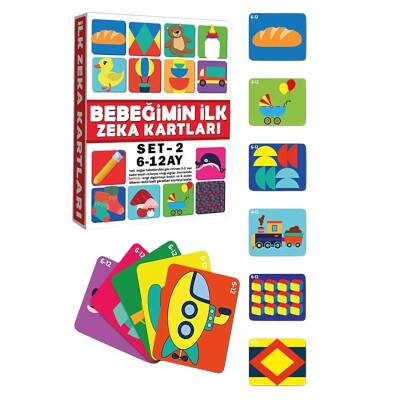 Dıy Toy Bebeğim İlk Zeka Kartları 6-12 Ay Eğitici Kartlar - 2