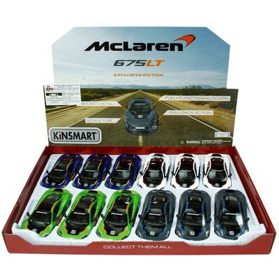 Kinsmart Çek Bırak Araba McLaren 675LT (Modifiyeli) - 2