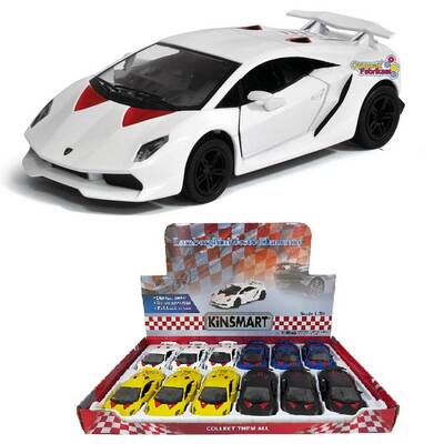 Kinsmart Lamborghini Sesto Elemento 1:38 Metal Çek Bırak Araba - 1