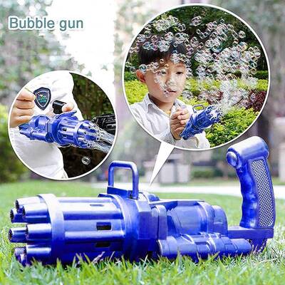 Miajima Bubble Gun Pilli Otomatik Oyuncak Baloncuk Tabancası+ 3 Adet Likit Hediyeli - 2