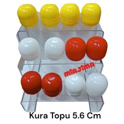 Miajima Plastik Çekiliş Kura Topu 5.6 Cm Çap-50 Adet - Miajima