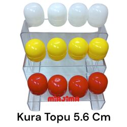 Miajima Plastik Yılbaşı Piyango Çekiliş Kura Topu 5.6 Cm Çap-25 Adet - Miajima