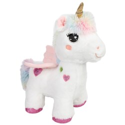 Oyuncak Büyük Boynuzlu Peluş Unicorn 55 Cm - 4