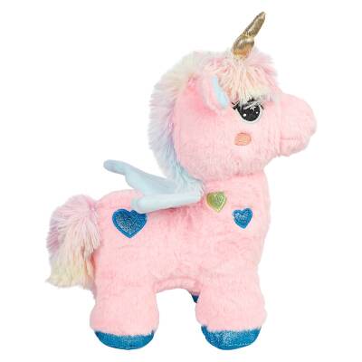 Oyuncak Büyük Boynuzlu Peluş Unicorn 55 Cm - 7