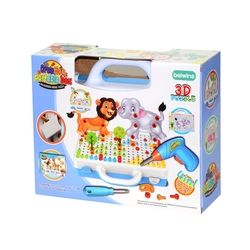 Oyuncak Tamir Matkaplı 3D Creative Puzzle Eğitici Tamir Set 11B - 2