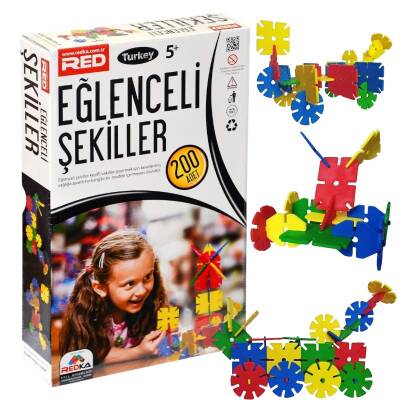 Redka Eğlenceli Şekiller 200 Adet - 1