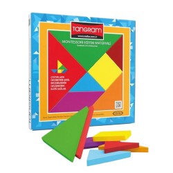 Redka Montessori Eğitim Mataryali Ahşap Tangram - Redka