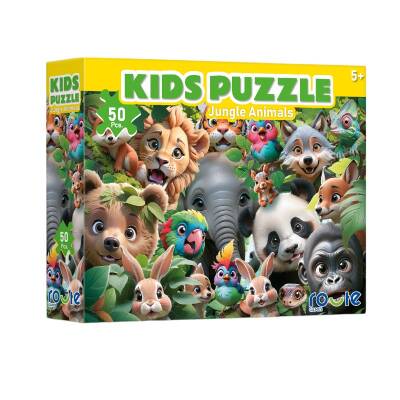 Route Kids Çocuk Puzzle Orman Hayvanları (50 Parça) - 1