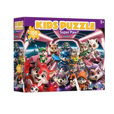 Route Kids Puzzle 100 Parça Çocuk Puzzle Süper Kahramanlar - 1