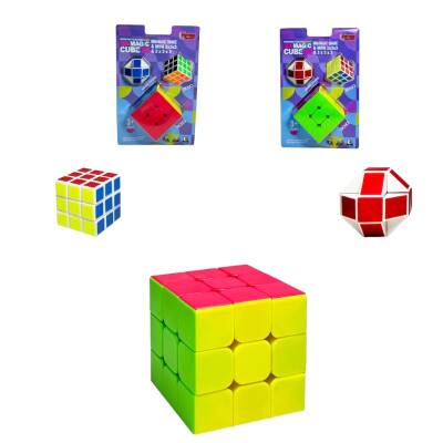 Vakumlu Magic Cube (Zeka Küpü) Mini Küp ve Sihirli Küp Hediyeli) 3x3x3 - 1