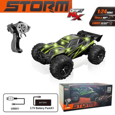 Vrd Uzaktan Kumandalı Full Fonksiyon Şarjlı 1:24 Storm Off Road Işıklı Araba 2.4Ghz - 2