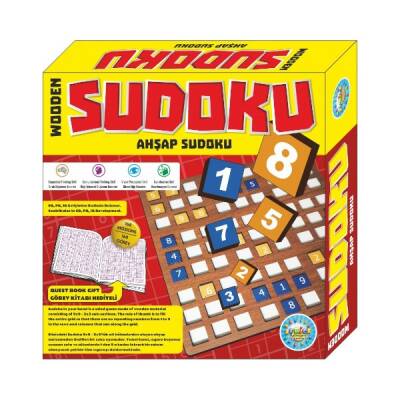 Zekice Ahşap Sudoku Oyunu - 1